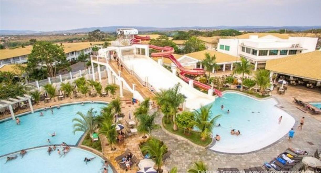 Lacqua Diroma V Apt Localizado Proximo A Portariaparque Aquatico Completo Nao Dispomos De Roupa De Cama E Banho Caldas Novas Exteriér fotografie